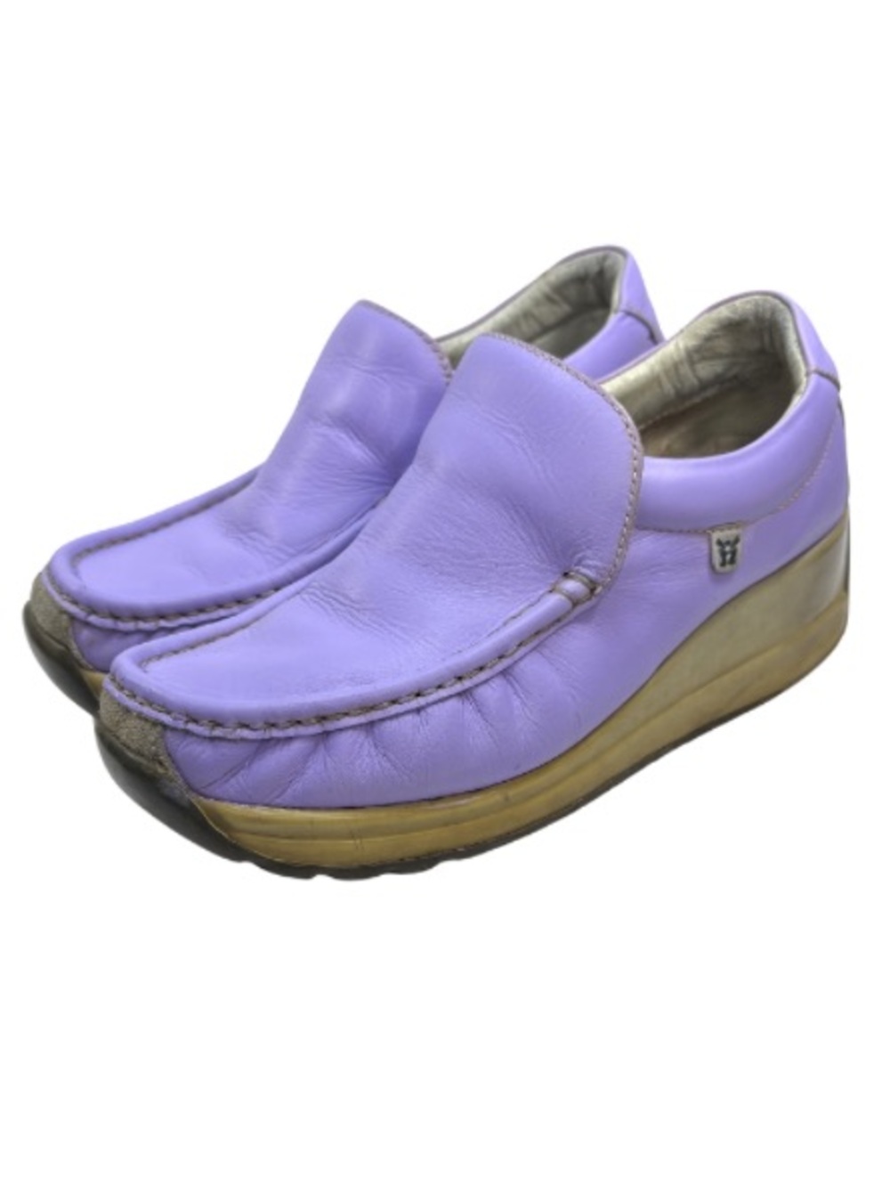 MAG Queensize Purple Leather Loafers | 38